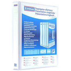 Donau Segregator ofertowy PP, A4/4RD/30, biały
