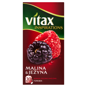 Vitax Herbata Inspiracje Malina&Jeżyna 20 Torebek