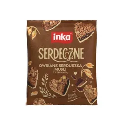 Inka Serdecznie Owsiane serduszka musli z czekoladą 50g