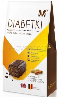 Diabetki Czekoladki  Orzech Arachidowy B/C 100 G