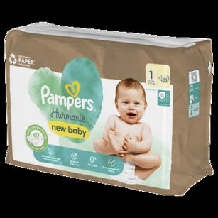 Pampers Harmonie Baby Pieluszki, rozmiar 1, 35 sztuk, 2kg-5kg