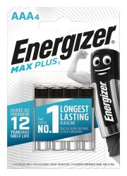 Energizer Bateria Max Plus, AAA, LR03, 1,5V, 4szt.