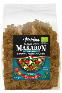 Makaron (Semolinowy Razowy) Fusilli Bio 500 G - Vitaliana [BIO]