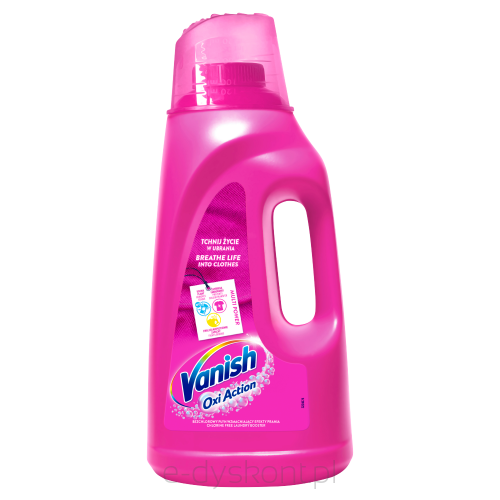 Vanish Oxi Action Pink Odplamiacz Do Białych Tkanin W Płynie 2L