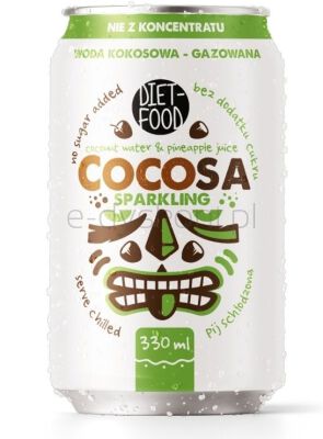 Woda kokosowa gazowana 330ml SK