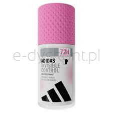 Adidas Antyperspirant W Kulce Dla Kobiet Invisible Control bez żóltych plam i białych śladów, 50 ml