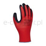 Donau Rękawice Safety Super Latex, Kat. Ii, Rozm. 9, Czerwone - 2