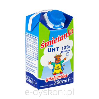 Gostyń Śmietanka UHT 12%  250Ml 