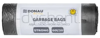 Worki na śmieci DONAU HOME, mocne (LDPE), 60l, 20 szt., czarne - 2