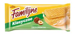 Jutrzenka Wafle Familijne 180 g, orzechowe