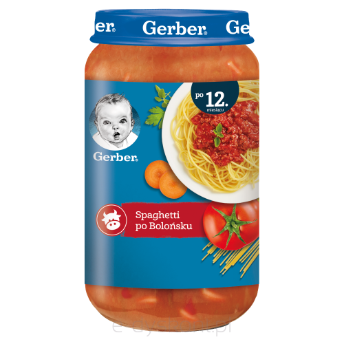 Gerber Doremi Obiadek Spaghetti Po Bolońsku 12-36 Miesięcy 250 G