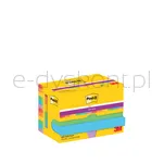 Post-It Karteczki Samoprzylepne Super Sticky, 47,6X47,6Mm, 12X90 Kart., Paleta Playful  - 2