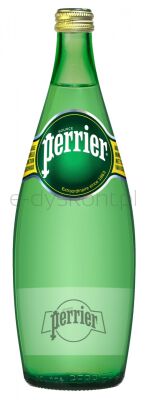 Perrier Woda mocny gaz, butelka szklana, 0,75l