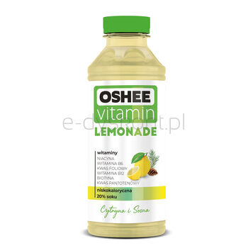 Oshee Vitamin Lemonade Napój Niegazowany Cytryna I Sosna 555 Ml