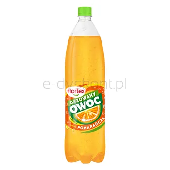 Hortex Gazowany Owoc napój o smaku pomarańczowym 1,5 l  SK