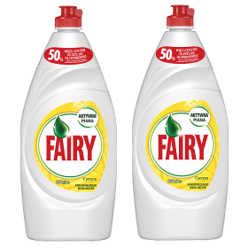 Fairy Płyn Do Mycia Naczyń Cytrynowy 2X900Ml