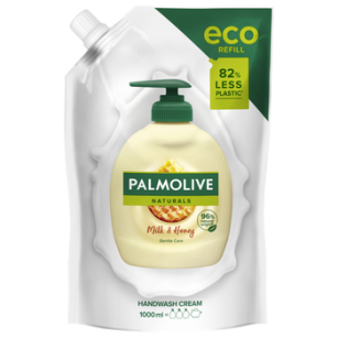 Palmolive Naturals Milk & Honey (Mleko I Miód) Kremowe Mydło W Płynie 1 L Zapas