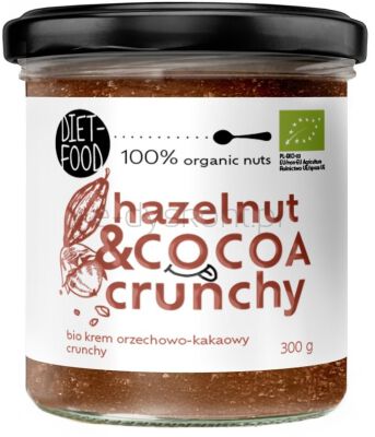 Diet Food Krem Orzechowo Kakaowy - Crunchy BIO 300 g