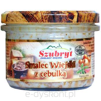 Szybryt Smalec Wiejski Z Cebulką 180G