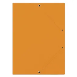 Donau Teczka z gumką preszpan, A4, 390gsm, 3-skrz., pomarańczowa