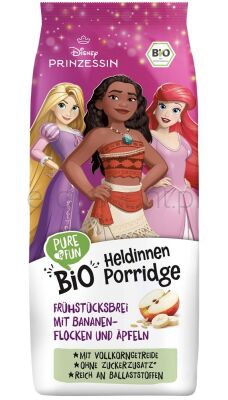 Pure & Fun Owsianka jabłko-banan BIO 375 g Księżniczki Disney