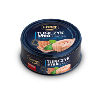 Tuńczyk Stek z kroplą sosu własnego Lisner 120 g