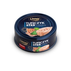 Tuńczyk Stek z kroplą sosu własnego Lisner 120 g