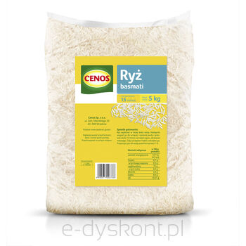 Cenos Ryż Basmati 5 Kg 