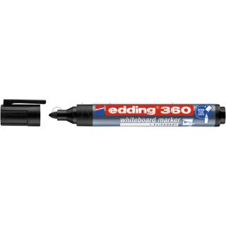 Edding Marker do tablic e-360 1,5-3mm, czarny [BIURO]