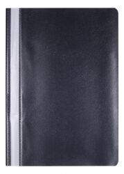 Office Products Skoroszyt, Pp, A4, Miękki, 100/170Mikr., Czarny 