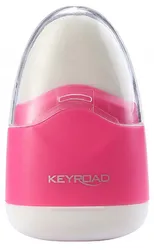 Keyroad Temperówka Navy, plastikowa, pojedyncza, z gumką, pakowane na displayu, mix kolorów