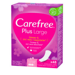 Carefree Plus Large Light Scent, Wkładki higieniczne 48 szt.