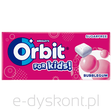 Orbit for Kids Guma do żucia bez cukru 14,4g (7 drażetek)