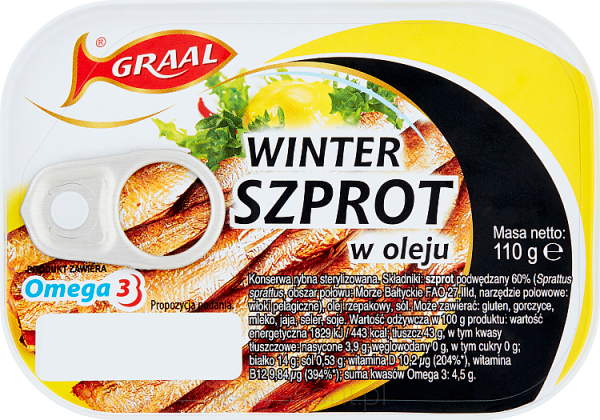 Graal Winter Szprot W Oleju 110 G