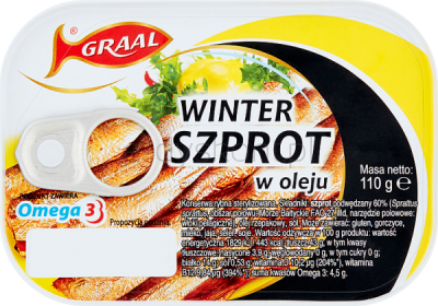 Graal Szprot Podwędzany W Oleju Winter Eo 110 G