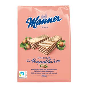 Manner wafle z orzechami laskowymi 200g