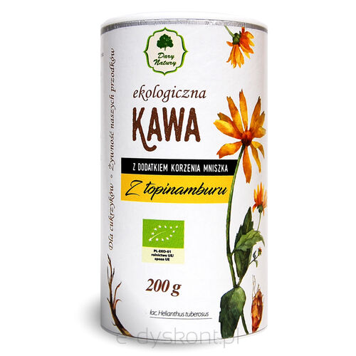 Kawa Z Topinamburu Z Korzeniem Mniszka Bio 200 G - Dary Natury [BIO]