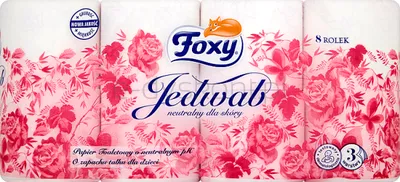 Foxy Papier Toaletowy Jedwab 8 Rolek
