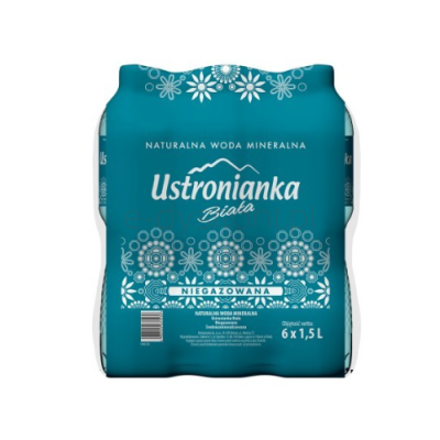 Ustronianka Woda Biała 1,5L Niegazowana SK