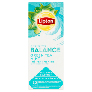 Lipton Herbata Zielona Classic Mint 25 Kopert X1,6G