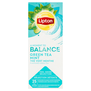 Lipton Herbata Classic Green Tea Mint 25 Kopert X1,6G