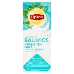 Lipton Herbata Classic Green Tea Mint 25 Kopert X1,6G