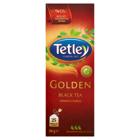 Tetley Herbata Golden Czarna 50 G (25 Torebek)(p)