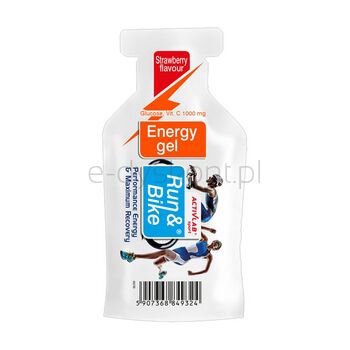 Run&Bike Energy Gel Truskawka Activlab (40 Gram)