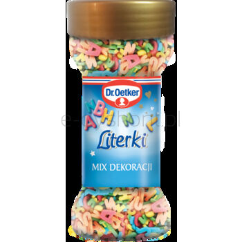 Dr.Oetker Literki - Dekoracje Cukrowe 40 G
