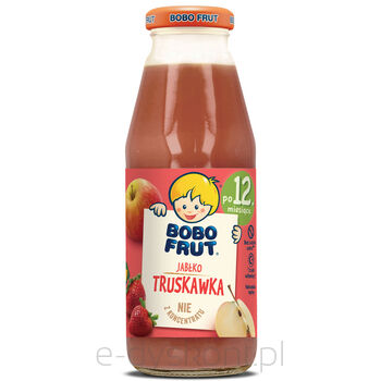 Bobo Frut Nektar Jabłko, Truskawka 300 Ml Po 12 Miesiącu