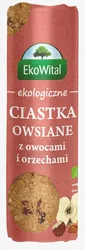 Ciastka owsiane z owocami i orzechami BIO 250 g