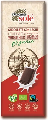 Czekolada Mleczna Bio 25 G