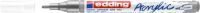 Edding Marker akrylowy e-5300 1-2 mm, matowe srebro [BIURO]