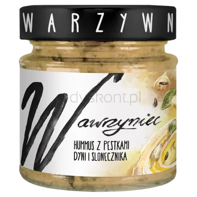 Wawrzyniec Pasta Warzywna Hummus Z Pestkami Dyni I Słonecznika 180G